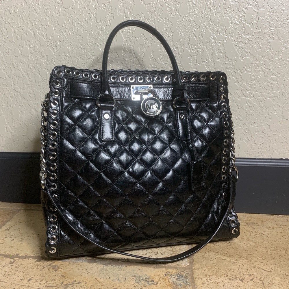 Michael Kors Quilted Tote EUC Great Business Bag